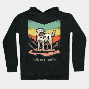 Labrador Dog | Retro design for Dog Lovers Hoodie